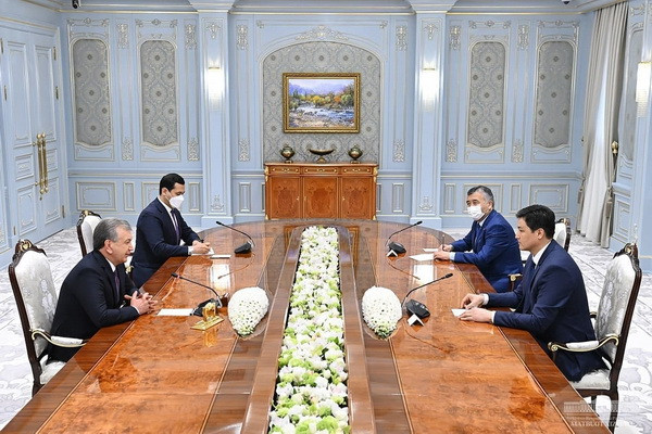 President of Uzbekistan receives the Prime Minister of Kyrgyzstan