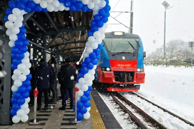 Yangi Chinorkent temir yo‘l bekati ochildi