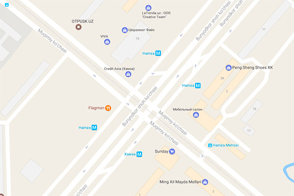 Перекресток ул. Мукими и Бунёдкор закроют до 23 февраля