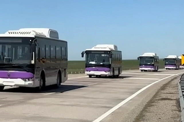 Farg‘onaga zamonaviy avtobuslarning yangi partiyasi yetkazib berildi