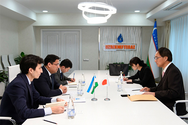 Uzbekneftegaz, Japan discuss development of relations