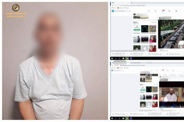 A person who propagated the activities of the religious extremist organization Hizb ut-Tahrir was identified in Andijan