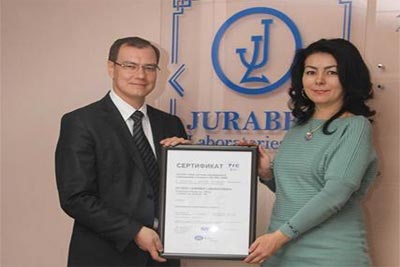 Jurabek Laboratories получил сертификат соответствия ISO 9001
