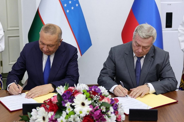 Jizzakh and Rostov regions sign cooperation agreements