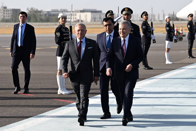 Iordaniya Podshohi Samarqand shahriga keldi