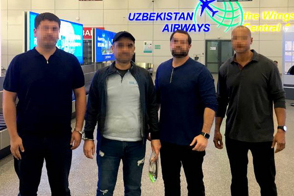 The NCB of Interpol of the Ministry of Internal Affairs of Uzbekistan facilitated the detention and transfer of a person wanted for committing a major theft