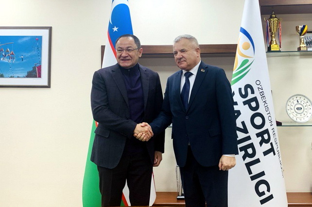 Belarusiya elchisi O‘zbekiston Sport vaziri bilan uchrashdi
