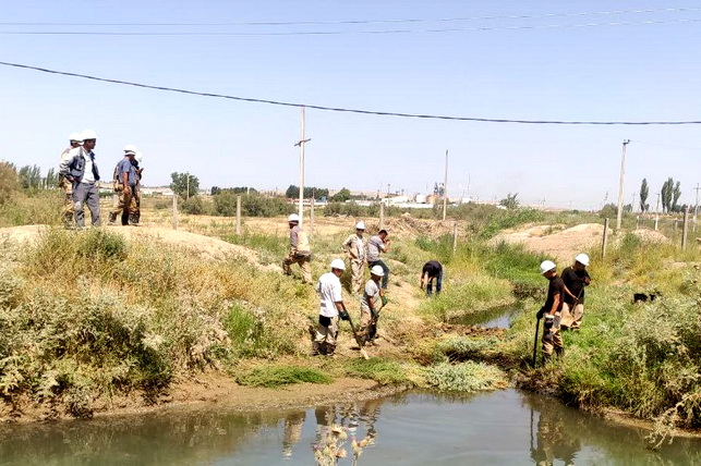 Saneg: Brief Discharge of Technical Water at Khodjaabad Oil Treatment Facility