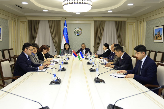 Ўзбекистон ва Сербия парламентлараро ҳамкорлик гуруҳларининг онлайн учрашуви бўлиб ўтди