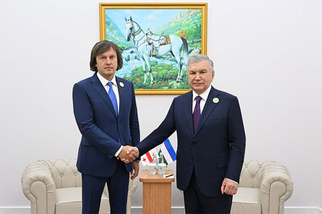 Мирзиёев и Кобахидзе обсудили новые проекты и рост товарооборота
