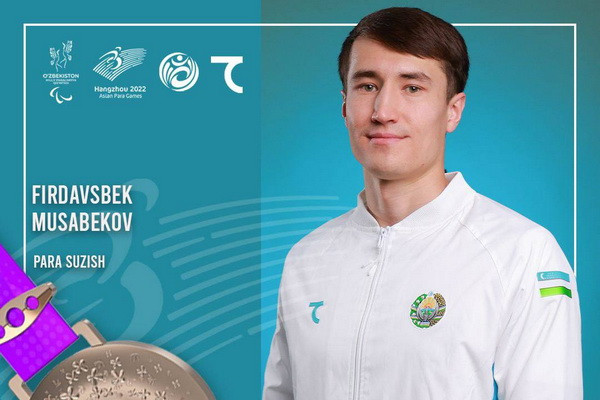 Hangzhou 2022: Firdavs Musabekov won his third medal at the Para Asian Games