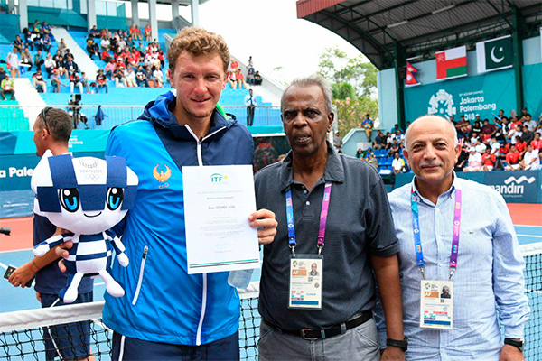 Denis Istomin receives a license for Olympic Games in Tokyo