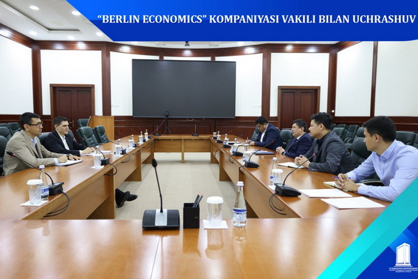 Deputy Minister of Economic Development and Poverty Reduction holds meeting with a representative of Berlin Economics