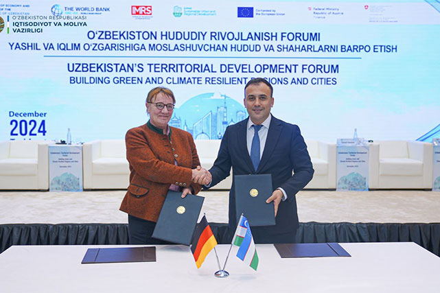Germaniya O‘zbekistonga 9 million yevro grant ajratadi
