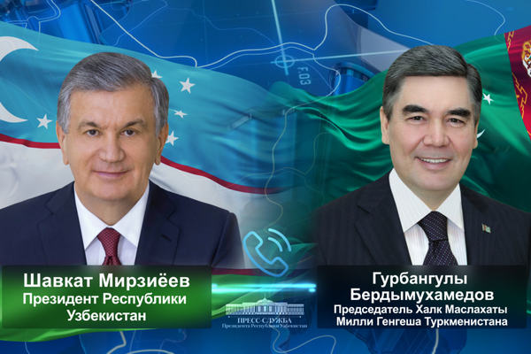 Туркманистон етакчиси Ўзбекистон Президентини сайловдаги ишончли ғалабаси билан самимий қутлади