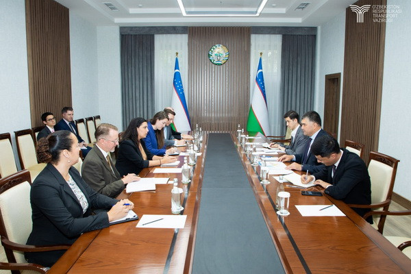 Uzbekistan, US discuss development of the Trans-Caspian Transport Corridor