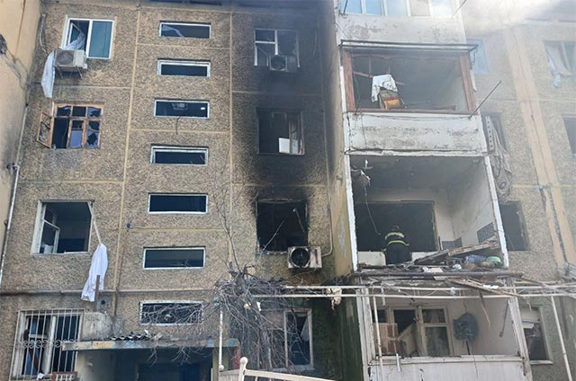 В Коканде произошло возгорание в жилом доме, пострадавших нет