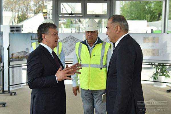 President familiarizes himself with the projects, being implemented in Tashkent City
