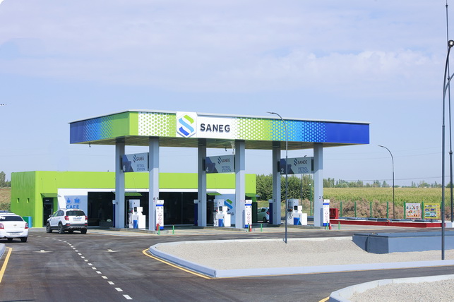 Saneg Opens New Gas Station in Ferghana Region