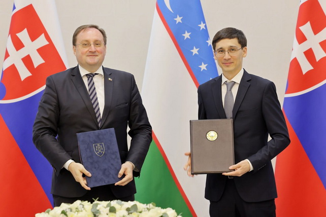 Toshkentda O‘zbekiston-Slovakiya Hukumatlararo Iqtisodiy Hamkorlik Komissiyasining birinchi yig‘ilishi bo‘lib o‘tdi