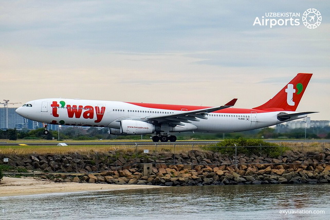 T‘way Air Seul va Toshkent o‘rtasida muntazam aviaqatnovlarni yo‘lga qo‘yadi