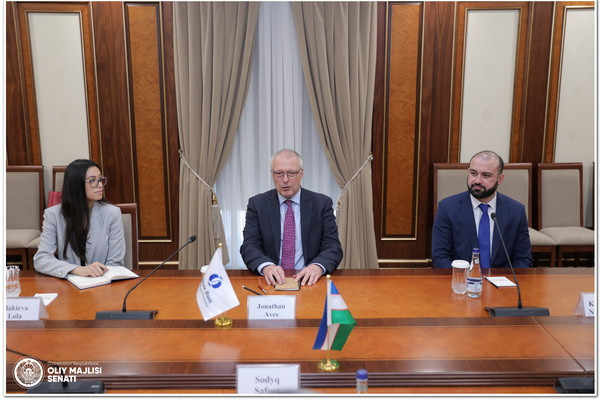 Senate holds a meeting with the Deputy Director of the European Bank for Reconstruction and Development