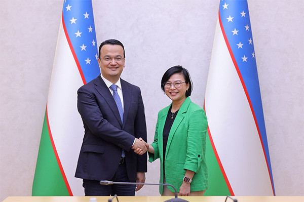 Laziz Kudratov meets with the Head of the ADB Representative Office in Uzbekistan