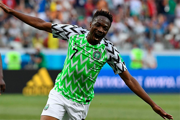 Ahmed Musa’s double helps Nigeria to defeat Iceland