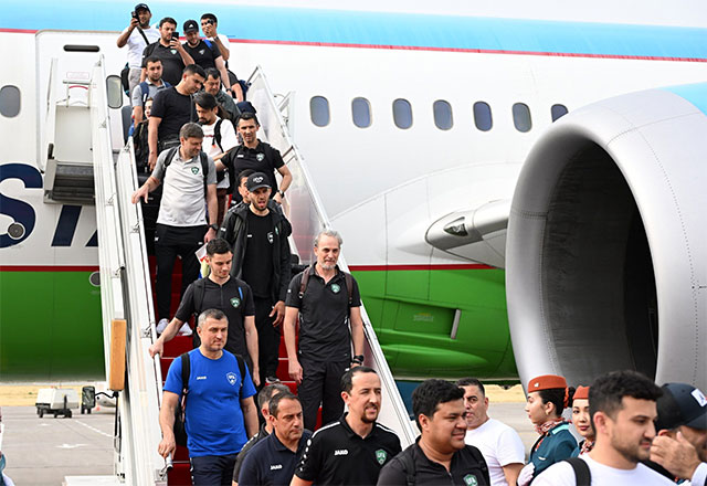 O‘zbekiston terma jamoasi Jahon chempionatiga chiqqani munosabati bilan Toshkentda tantanali kutib olindi