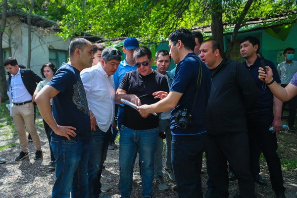An info-tour to the Bostanlyk region was organized with the participation of entrepreneurs and the media