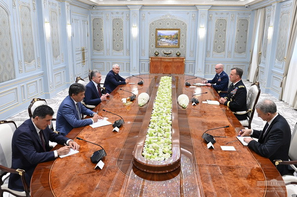 President of Uzbekistan receives the U.S. delegation