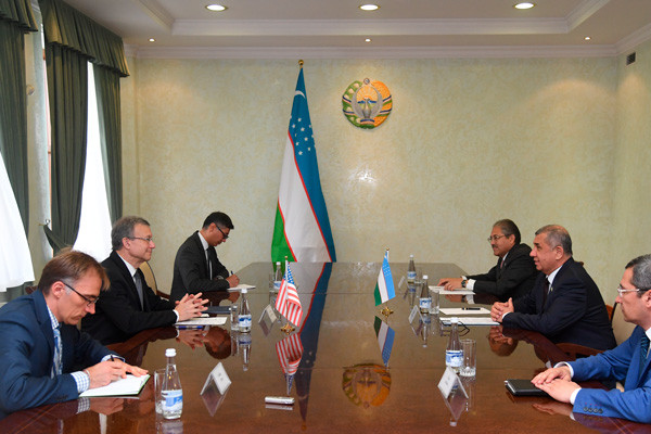 The Senate holds a meeting with the US Ambassador Extraordinary and Plenipotentiary to Uzbekistan