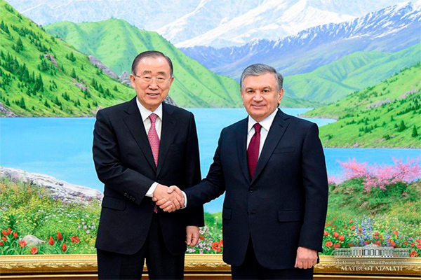 President of Uzbekistan receives former UN Secretary General
