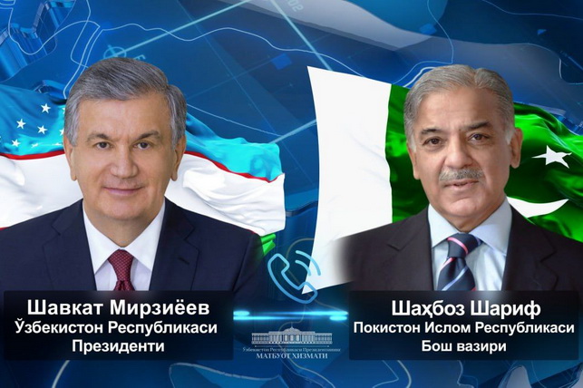 O‘zbekiston va Pokiston yetakchilari ikki tomonlama munosabatlarning dolzarb masalalarini ko‘rib chiqdilar