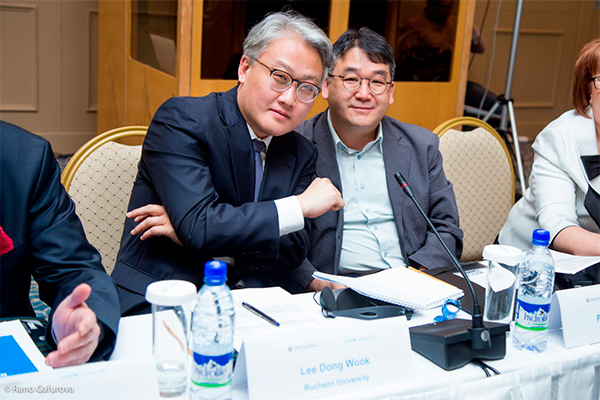 Lee Dong Wook is head of group for organization of branch of Bucheon University in Tashkent
