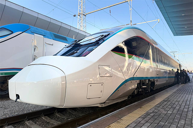 Uzbekistan Launches High-Speed Train Tashkent–Khiva