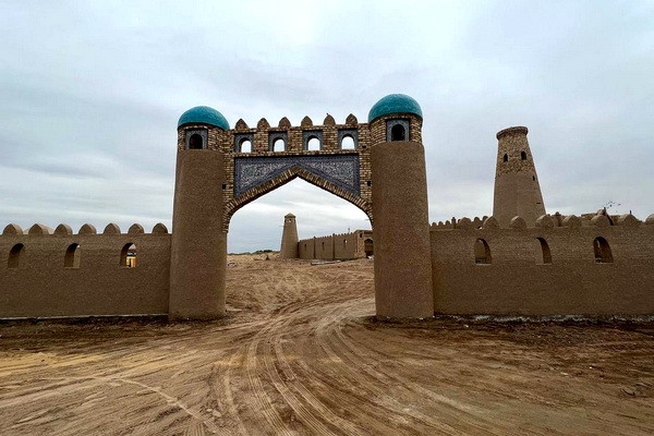 A large eco-tourism zone is being built in Khorezm - "Oasis Kalajik Kala"