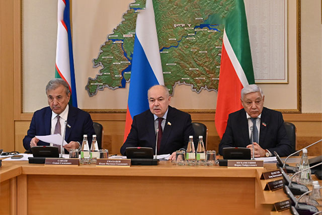 Ўзбекистон ва Россия парламентлари юқори палаталари ҳамкорлиги бўйича комиссиясининг мажлиси бўлиб ўтди