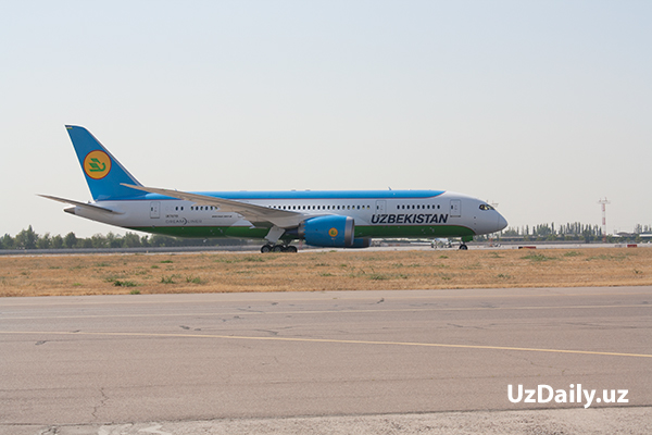 “Boeing 787 Dreamliner” Тошкент-Алмати йўналиши бўйича парвозни амалга оширади