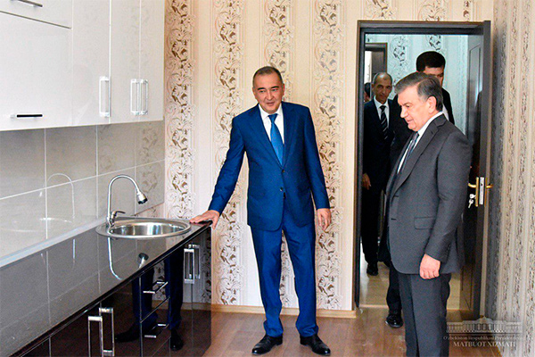 President became familiar with houses erected for creative workers