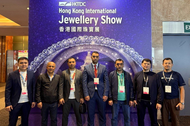 O‘zbekiston delegatsiyasi Hong Kong International Jewellery Show 2025 ko‘rgazmasida ishtirok etmoqda