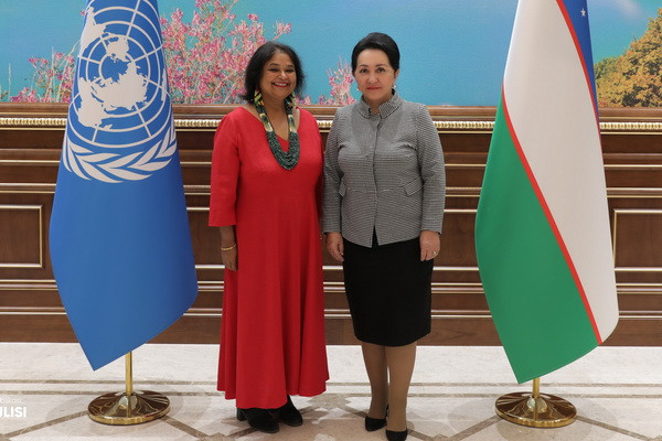 Tanzila Narbayeva holds a meeting with the UN Resident Coordinator