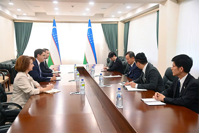 O‘zbekiston tashqi ishlar vaziri o‘rinbosari Yaponiya elchisi bilan ikki tomonlama hamkorlik istiqbollarini muhokama qildi