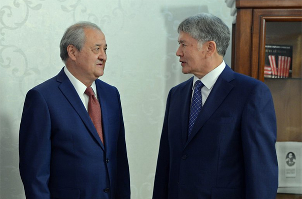 Абдулазиз Камилов Қирғизистон Президенти билан учрашди