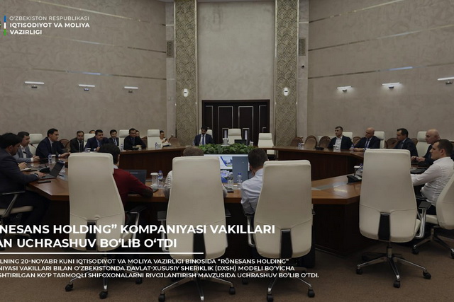 Rönesans Holding plans to develop a network of hospitals in Uzbekistan