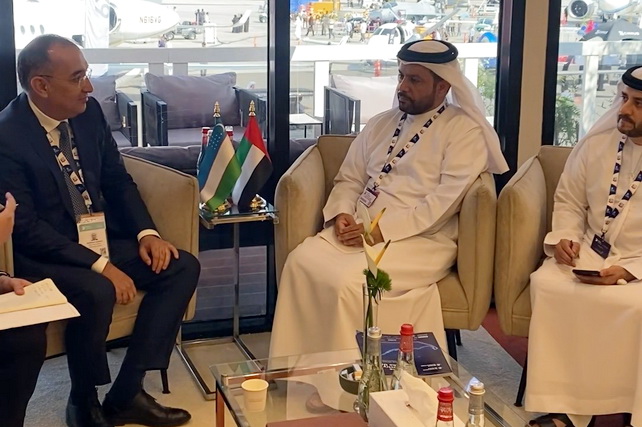 Узбекистан расширяет международное сотрудничество в космической сфере на Dubai Airshow 2025
