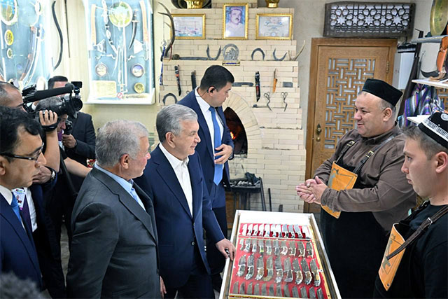 Oliy martabali mehmonga O‘zbekistonning boy tarixiy va madaniy merosi namoyish etildi
