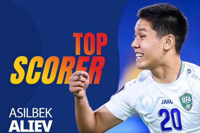 FIFA o‘zbekistonlik Asilbek Aliyevni Osiyo futbolining bo‘lajak yulduzi deb atadi