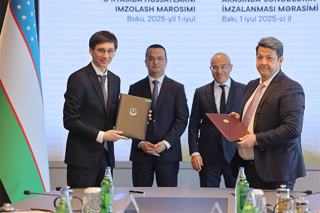 A Number of Agreements Signed in Baku Between Uzbekistan and Azerbaijan in Industry and Construction