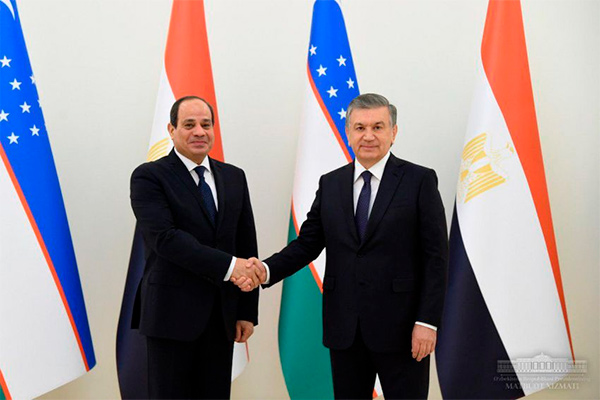 Presidents of Uzbekistan and Egypt hold talks in a narrow format